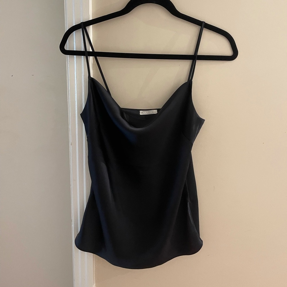 Arket Silk Cowl Neck Tank Top